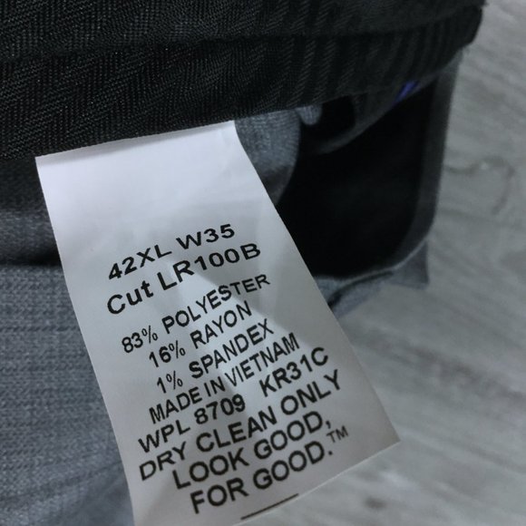 Kenneth Cole MODERN-FIT STRAIGHT LEG SUIT PANT - Picture 4 of 5